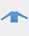 BASERANGE OMO LONG SLEEVE TEE French BAS-TTOL-VE-AU25-ZINN BLUE